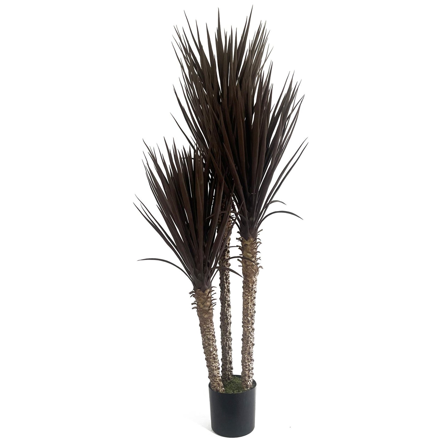 155cm UV Resistant Artificial Triple Yukka Tree Plant Tree Triple Dark