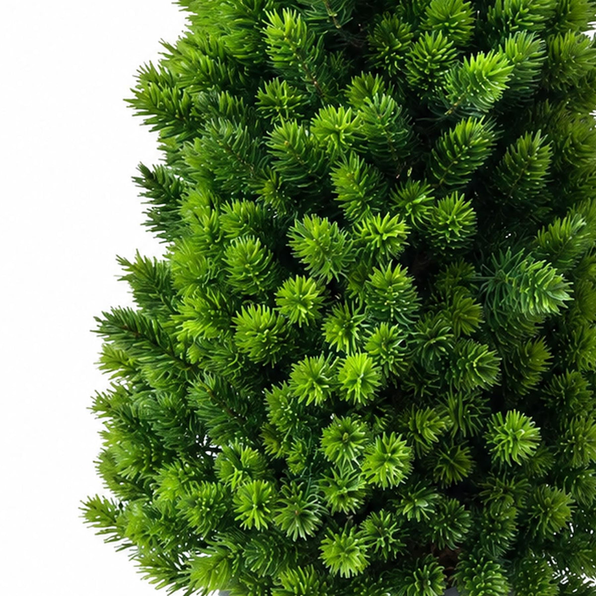 34cm Artificial Mini Pine Tree in Black Pot