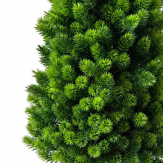 34cm Artificial Mini Pine Tree in Black Pot