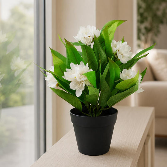 18cm Artificial Freesia Plant White Flowering – image 8