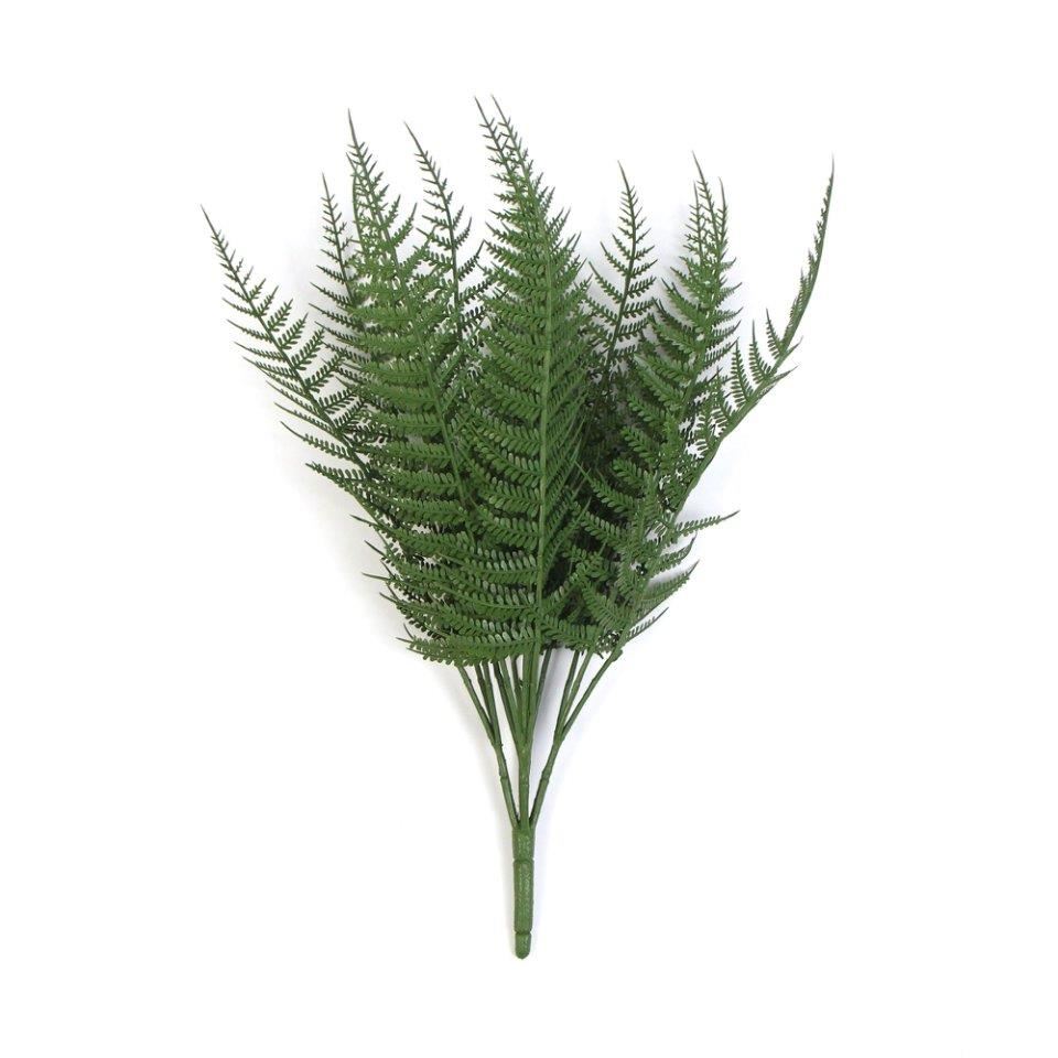 Pack of 6 x 35cm Fire Resistant Artificial Fern Stem