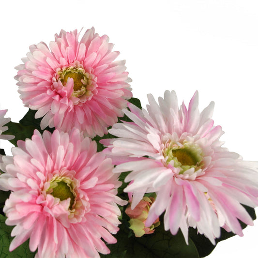 33cm Artificial Potted Daisy Pink – image 2