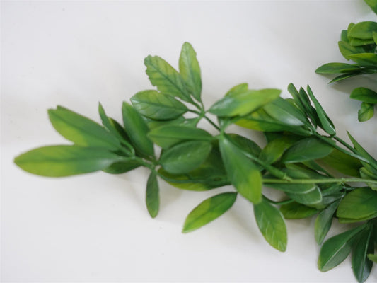 70cm Artificial Trailing Laurel Leaf Hanging Plant Green Foliage – image 2