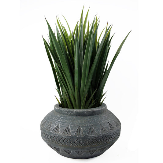 x 40cm Large Grey Gliese Triangle Planter 21cm – image 2
