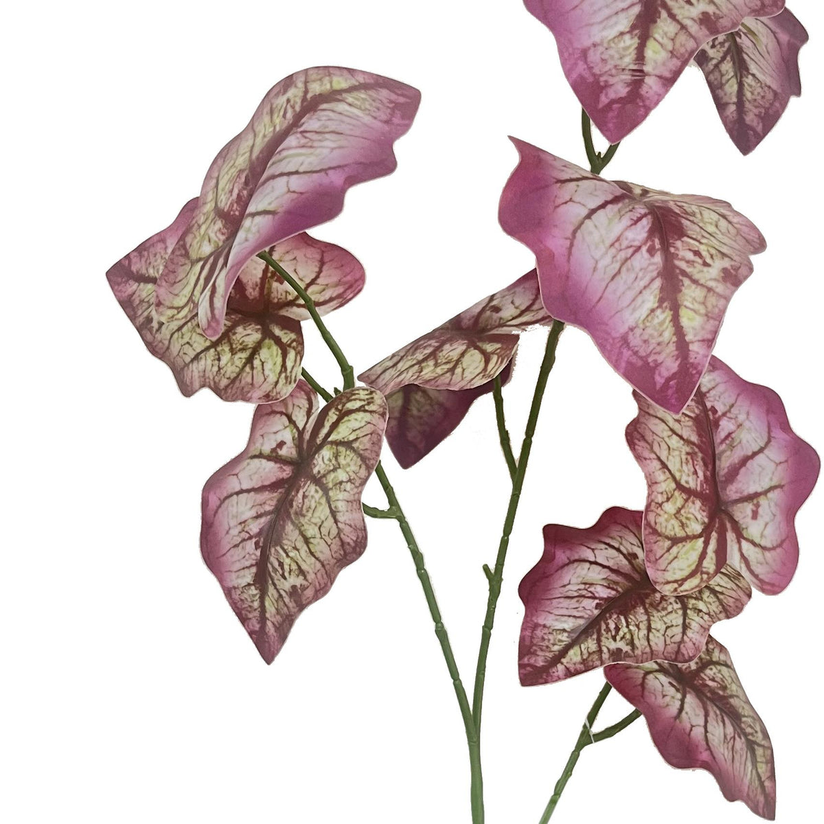 Pack of 6 x 85cm Artificial Purple Leaf Foliage