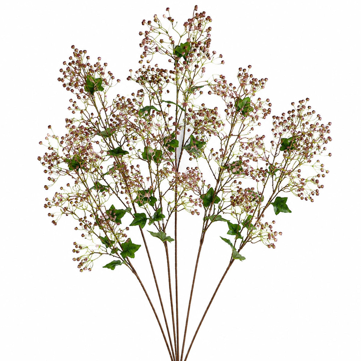 Pack of 6 x 86cm Artificial Dusky Pink Daphne Berry Sprays