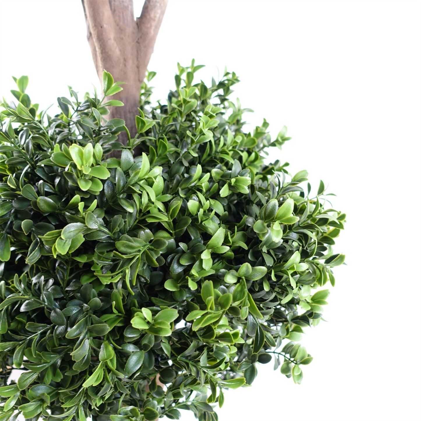 120cm Pair of Triple Ball Artificial Tree UV Resistant Outdoor Topiary