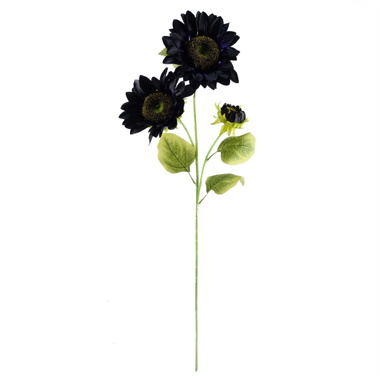 88cm Purple Artificial Sunflower 3 heads