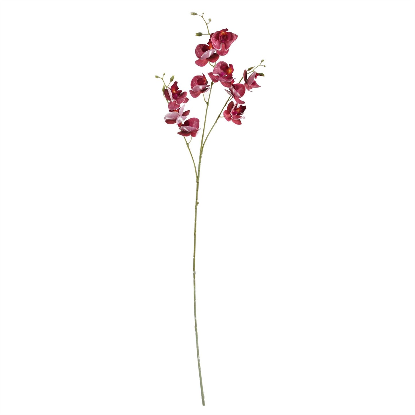 50cm Artificial Pretty Pink Dahlia Display Glass Vase
