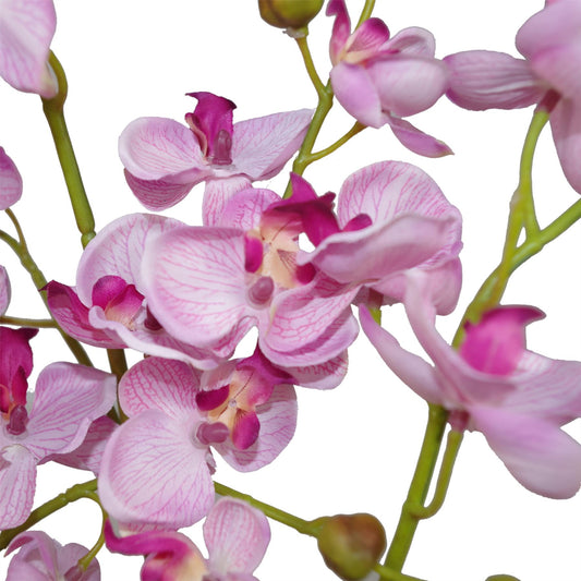 60cm Artificial Luxury Orchid Triple Stem Pink Realistic Plant – image 3