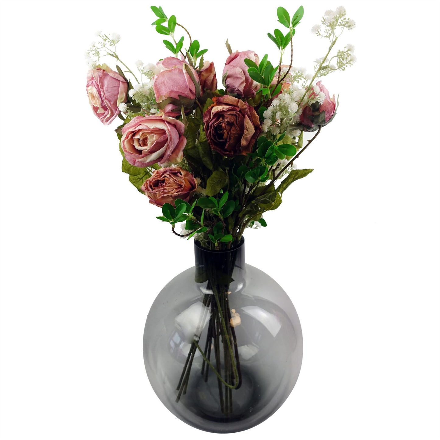 85cm Artificial Gypsophila White Stem
