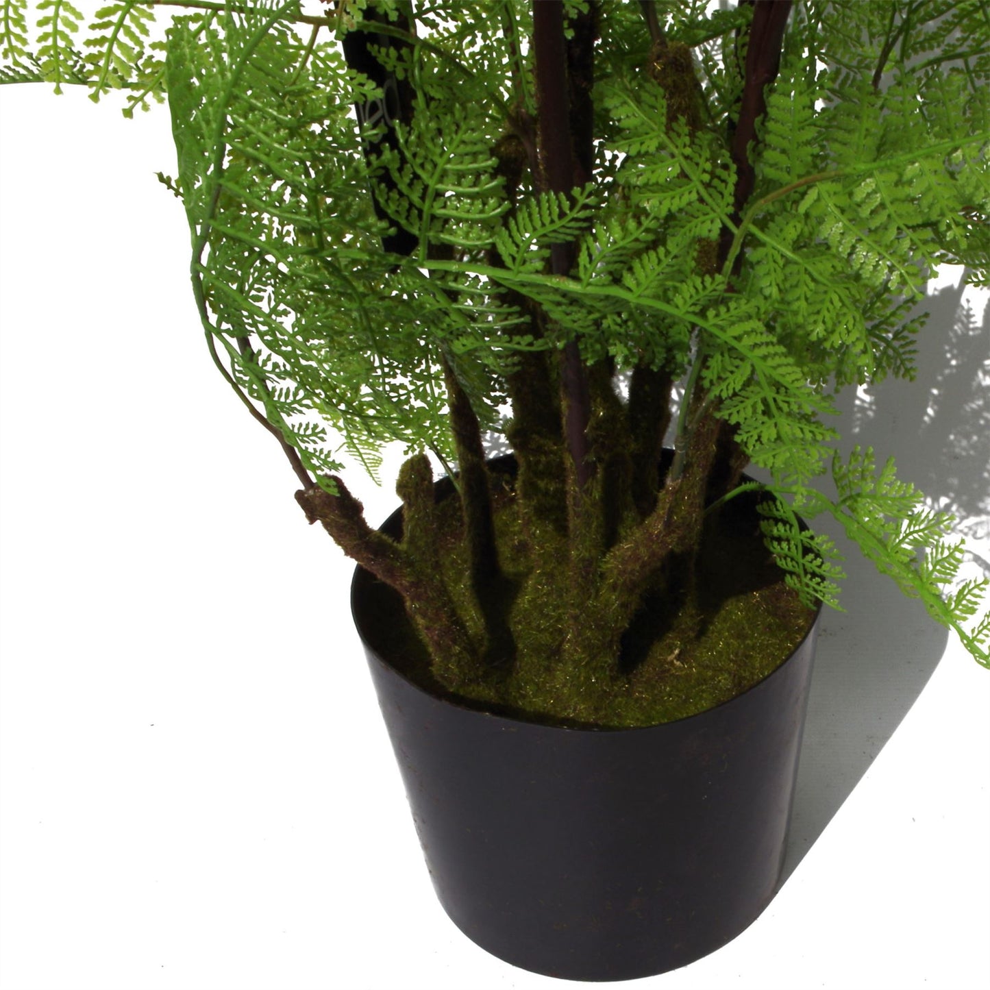150cm Artificial Moss Base Fern Foliage Plant with Gold Planter